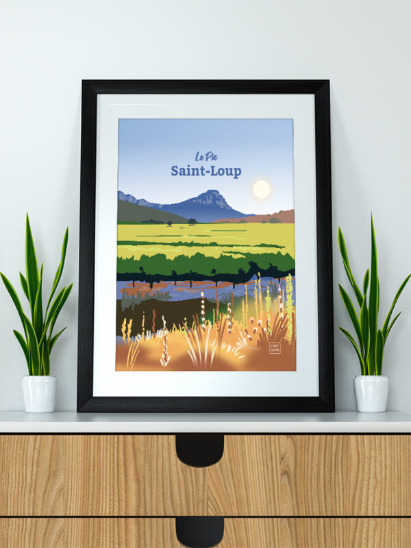 Le Grand Pic Saint Loup - Affiche