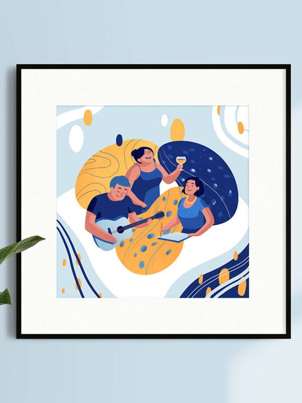 Illustration - soirées d'été