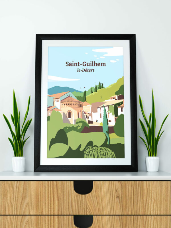 Affiche St Guilhem le Désert
