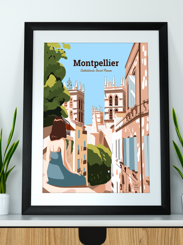 Fac de Médecine - illustration poster vintage Laura Gassin